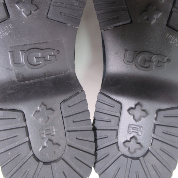 Ugg Men\'s Briscoe Chelsea Boots Suede Leather Black S/N 1016451 Size 11 USA main image 10